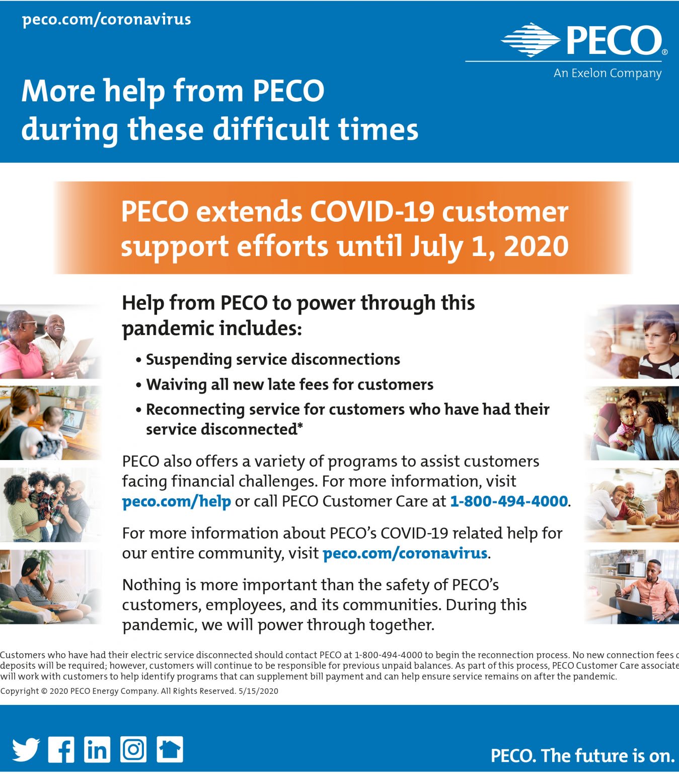 Attention PECO customers UESF
